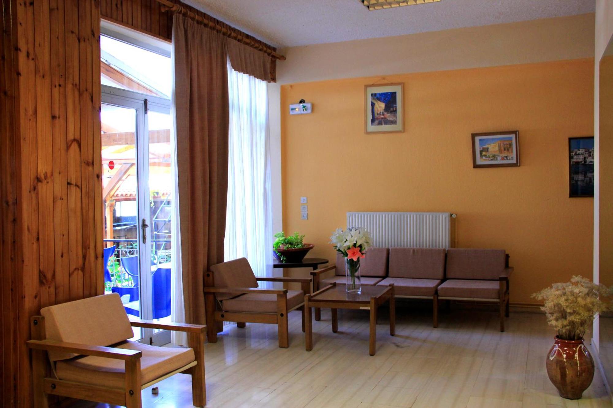 Agioi Pandes Hotel Galaxias מראה חיצוני תמונה